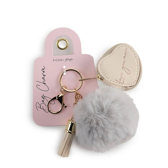 Source Unknown Accessories - Votum Posh & Pop Key Chain - grey